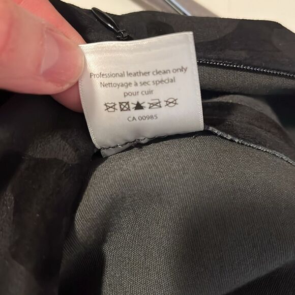 VERONICA BEARD | Black Suede Real Leather Camo Midi Pencil Skirt | Size: 4 - Picture 9 of 10